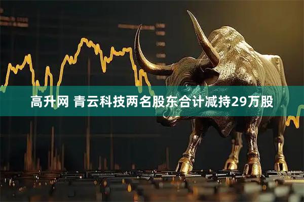 高升网 青云科技两名股东合计减持29万股